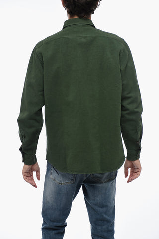 Long Sleeved Linen Blend Shirt