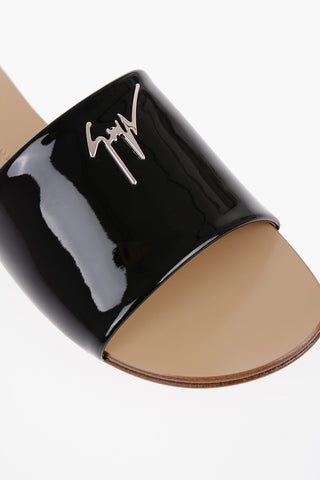 Sabot ROLL In Pelle Vegan Lucida con Monogram                     
