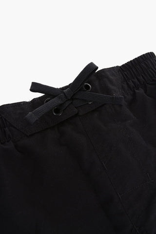 SWIM Costume da Bagno Boxer in Tinta Unita con Bordi a Contrasto