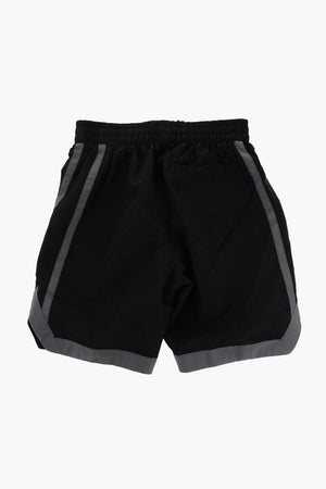 SWIM Solid-Color Swim Boxer with Contrast Trim