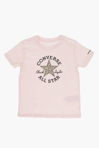 ALL STAR CHUCK TAYLOR T-Shirt Girocollo con Logo Stampato