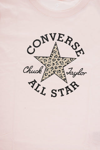 ALL STAR CHUCK TAYLOR T-Shirt Girocollo con Logo Stampato
