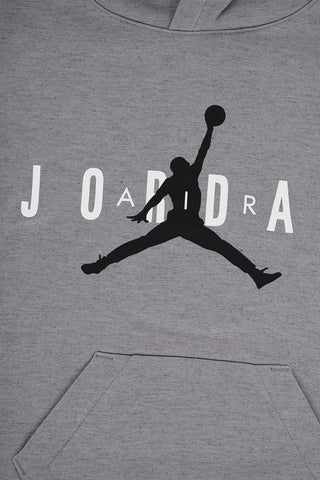 AIR JORDAN Solid Color Fleeced Hoodie