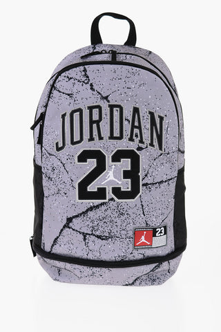 AIR JORDAN Two-Tone Backpack with Embroidered Logo