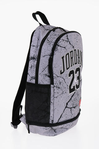 AIR JORDAN Two-Tone Backpack with Embroidered Logo