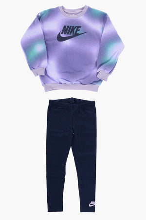Set Ombre-Sweatshirt SOLARIZED Und Uni-Leggings