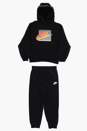 Brushed Cotton-Blend Hoodie and Joggers Set