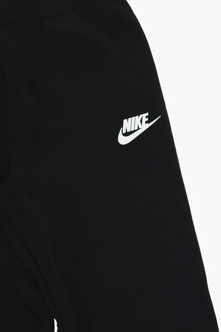 Set Felpa Hoodie e Joggers in Misto Cotone Felpato