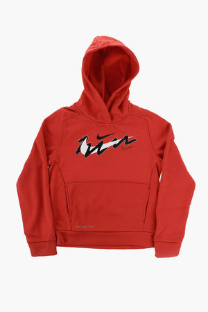 Fleece-Hoodie mit aufgesetzter Tasche