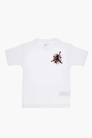 AIR JORDAN 크루넥 티셔츠 FLORAL JUMPMAN 프린트