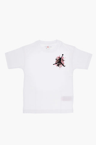AIR JORDAN Crewneck T-Shirt FLORAL JUMPMAN Printed