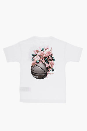 AIR JORDAN 크루넥 티셔츠 FLORAL JUMPMAN 프린트