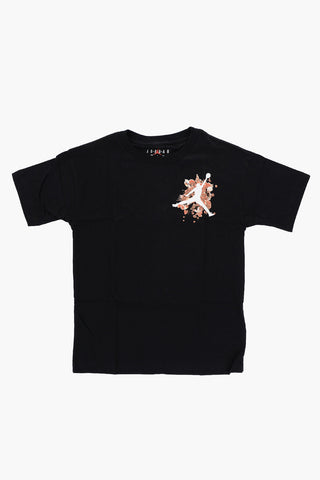 AIR JORDAN Crewneck T-Shirt FLORAL JUMPMAN Printed