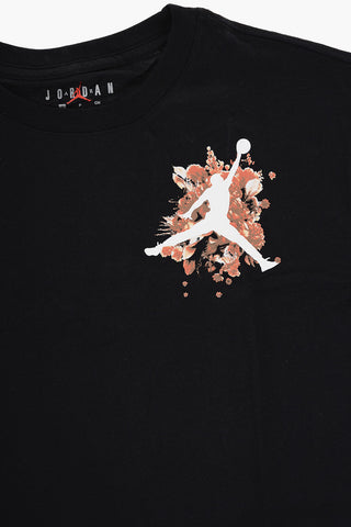 AIR JORDAN Crewneck T-Shirt FLORAL JUMPMAN Printed