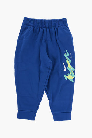Fleece-Jogginghose mit elastischem Bund