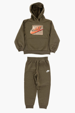Set Hoodie GRADIENT FUTURA und Joggers aus gebürstetem Baumwollmix