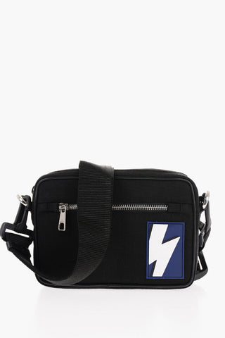 Marsupio in Nylon con Monogram in Rilievo