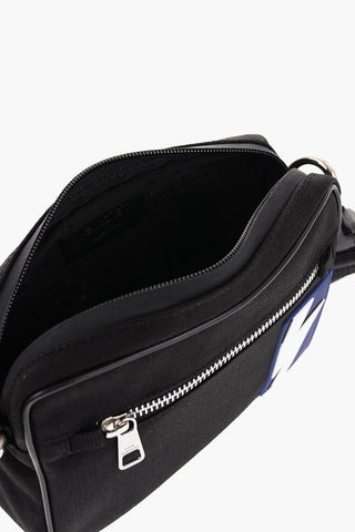Marsupio in Nylon con Monogram in Rilievo