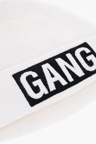 Solid Color GANG Beanie with Contrasting Detail