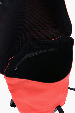 Rucksack CITY FLAP aus zweifarbigem Nylon