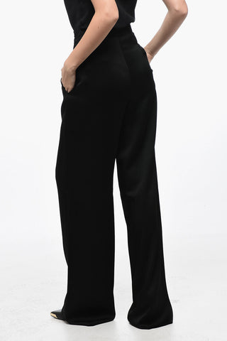 STUDIO Pantaloni in Satin PALLIDA ad 1 Pince