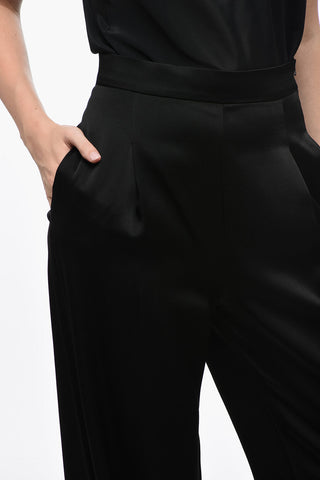 STUDIO Pantaloni in Satin PALLIDA ad 1 Pince