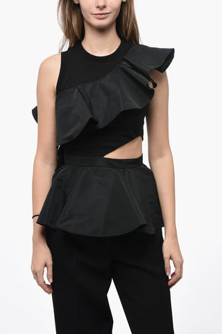 Asymmetric Top With Ruffles