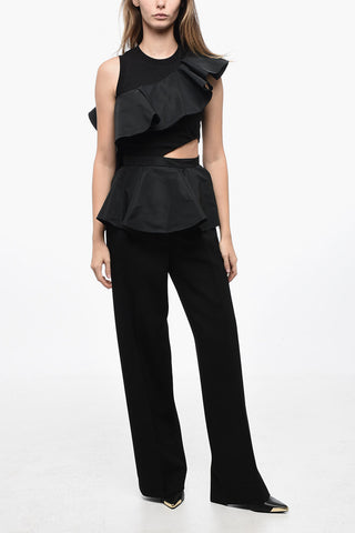 Asymmetric Top With Ruffles