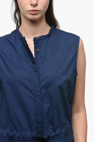 Jumpsuit aus Baumwollpopeline mit Gürtel