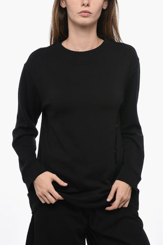 EMPORIO Tech Fabric Sweater with Embossed Logo