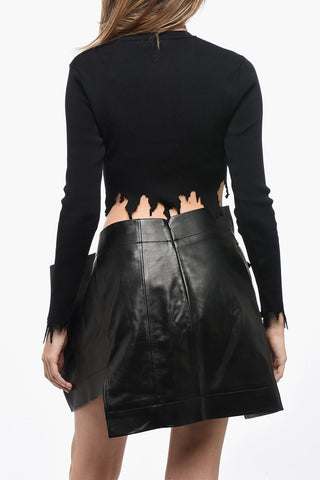 Top a Coste con Dettaglio Laser-Cut