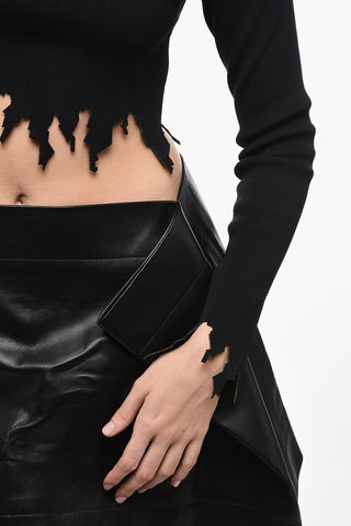 Top a Coste con Dettaglio Laser-Cut