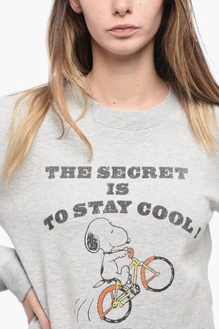 Fleeced Cotton STAY COOL Crew Neck Sweatshirt