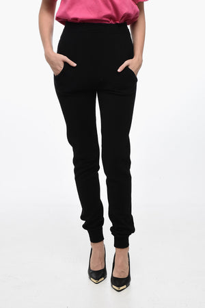 High-Waisted Cashmere Joggers