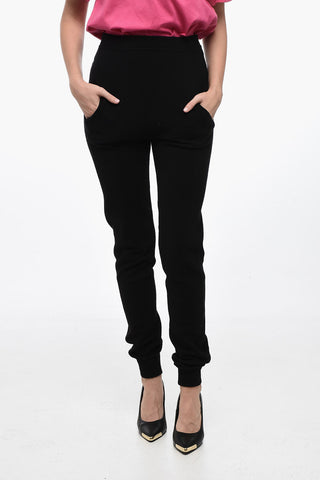 High-Waisted Cashmere Joggers
