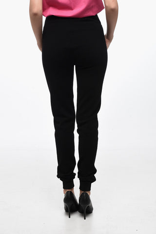 High-Waisted Cashmere Joggers