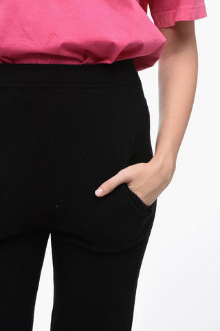 High-Waisted Cashmere Joggers