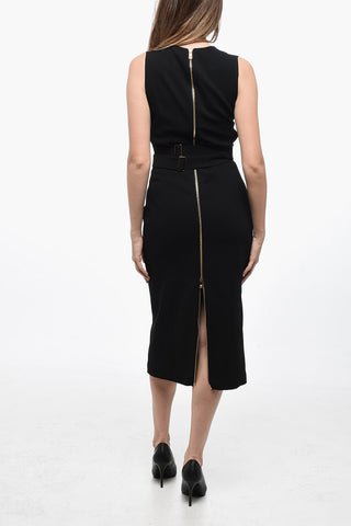 Crepe MEDUSA Dress with Belt