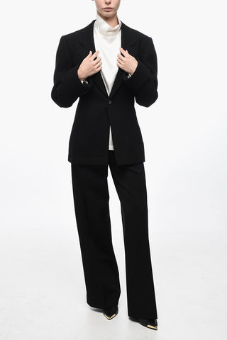 Single-Breasted Blazer with Lapels