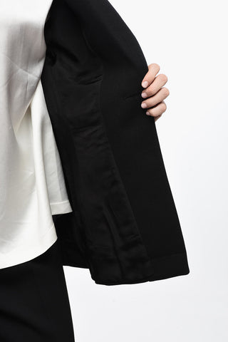 Single-Breasted Blazer with Lapels