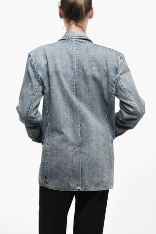 Denim Double-Breasted LUMINOSITY Blazer