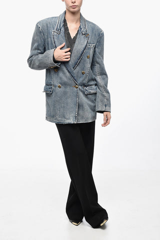 Denim Double-Breasted LUMINOSITY Blazer