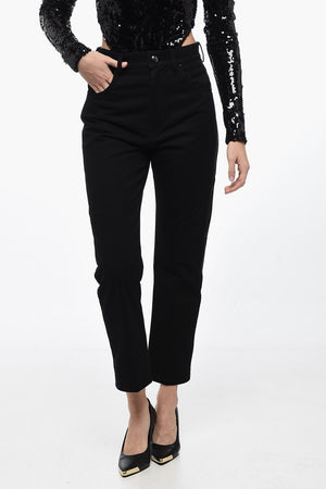 Straight Fit Jeans mit Strass-Applikation