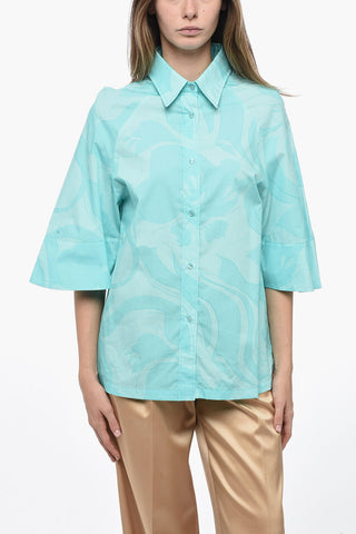 Camicia Casual in Popeline di cotone