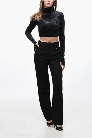 Long Sleeved Velvet Top
