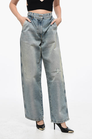 Jeans Lavaggio Chiaro con Gamba Ampia