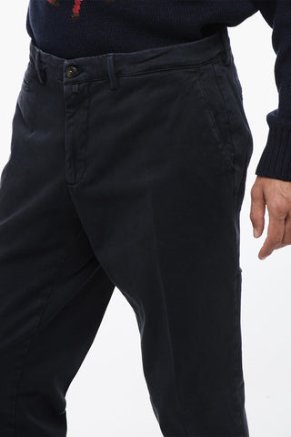Regular Waist Cotton Stretch Chino pants