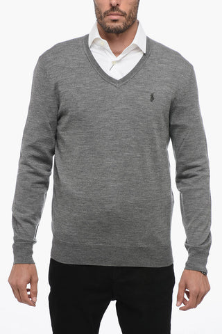 Maglia in Lana con Collo a V