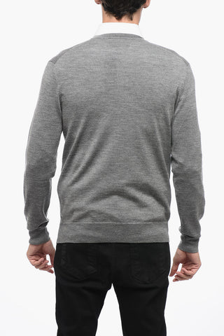 Maglia in Lana con Collo a V