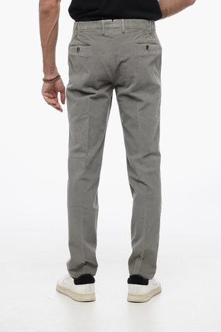 Pantaloni Chino in Velour a Coste